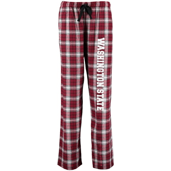 Spring Arbor Ladies Dark Fuchsia/White Flannel Pajama Pant Cougar Head Spring Arbor Ladies Dark Fuchsia/White Flannel Pajama Pant Cougar Head